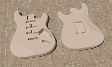 cnc machine guitar necks|free guitar body cnc files.